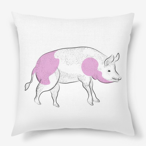 Подушка «pink pig»
