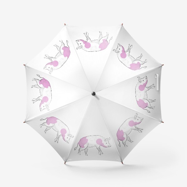 Зонт «pink pig»