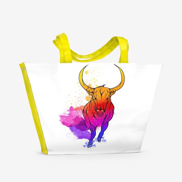 Пляжная сумка «color bull»