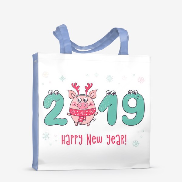 Сумка-шоппер &laquo;С Новым 2019 годом!&raquo;