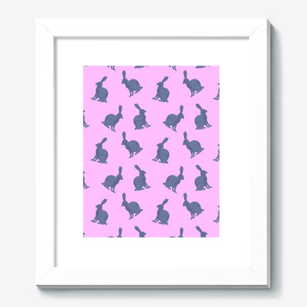Картина «pink rabbits»