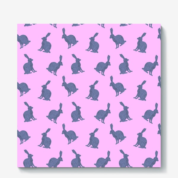 Холст «pink rabbits»
