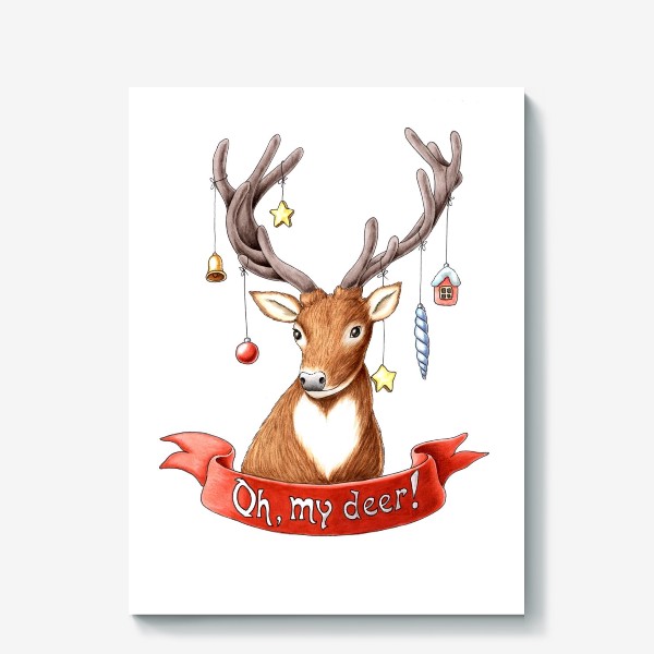 Холст «My deer»