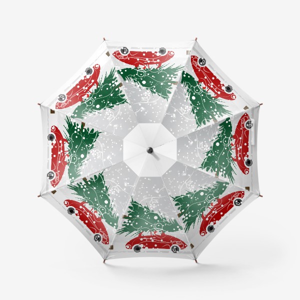 Зонт «Новый год к нам мчится»