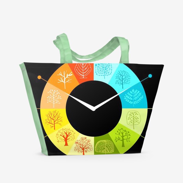 Пляжная сумка «Дизайн времена года»
