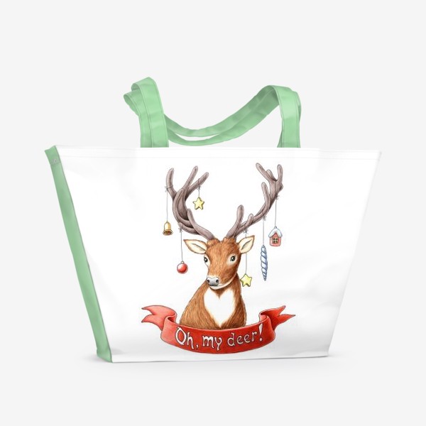 Пляжная сумка «My deer»