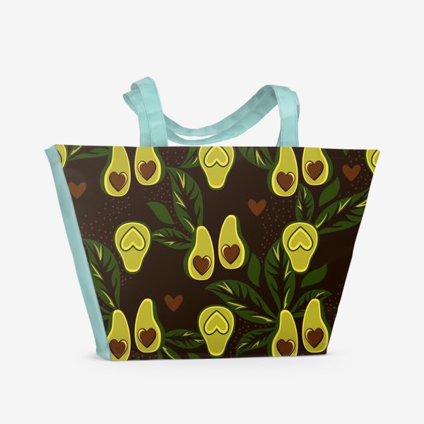 Пляжная сумка «Авокадо это любовь»