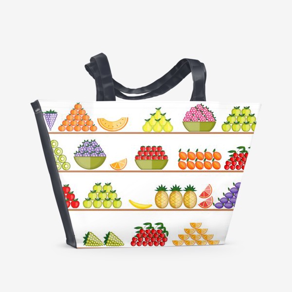 Пляжная сумка «Fruits seamless»