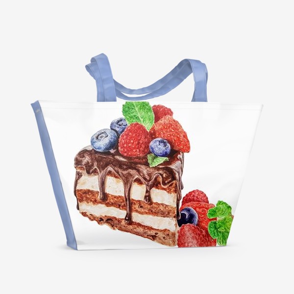 Пляжная сумка «Тортик»