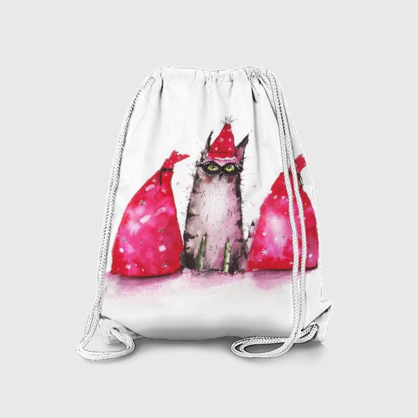 Рюкзак «Новогодний кот»
