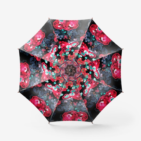 Зонт &laquo;Цветы абстракция &raquo;