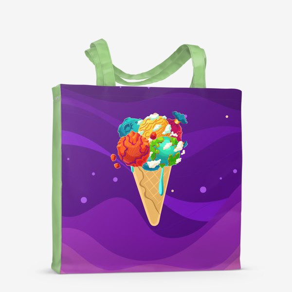 Сумка-шоппер «Космическое мороженое»