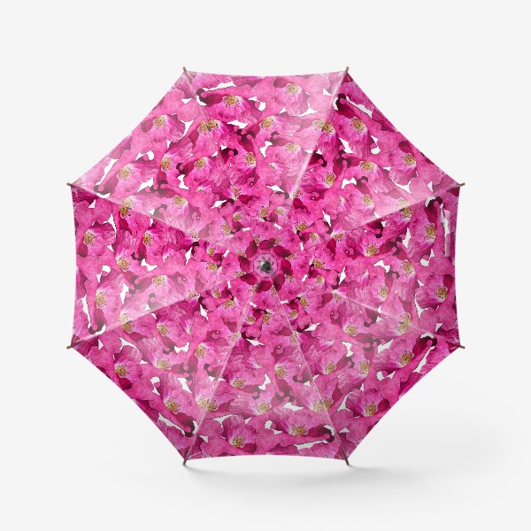 Зонт «Цветочный паттерн.Маки.»