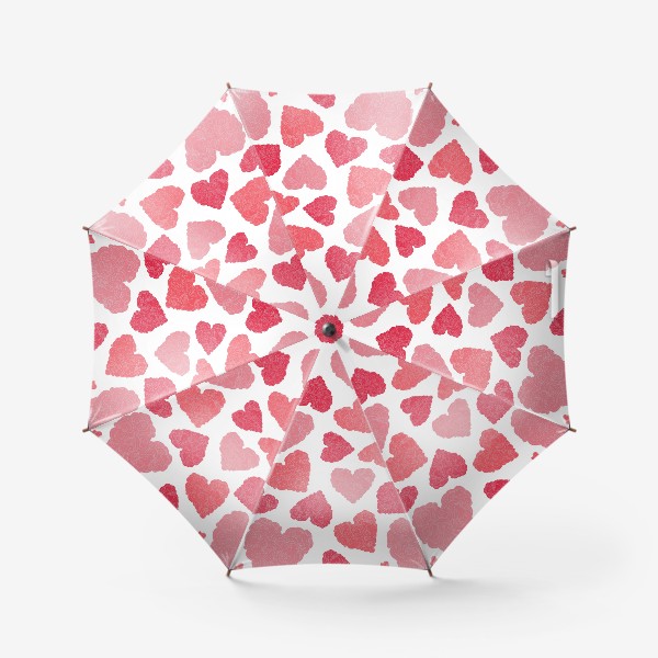 Зонт «Сердечки. День Святого Валентина.»