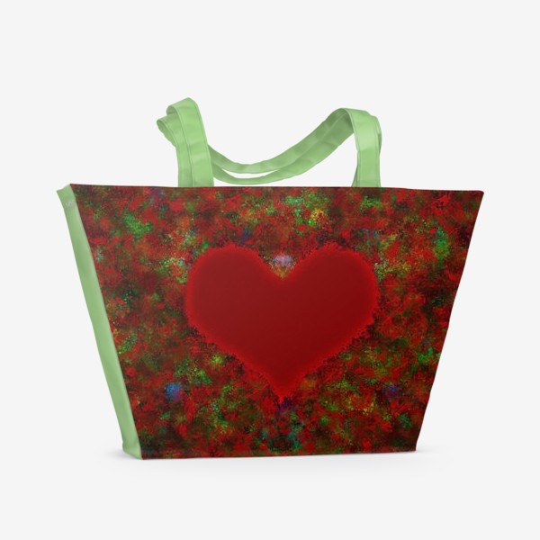 Пляжная сумка «Краски сердца»