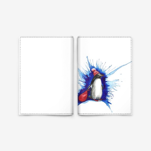 Обложка для паспорта «Пингвин»