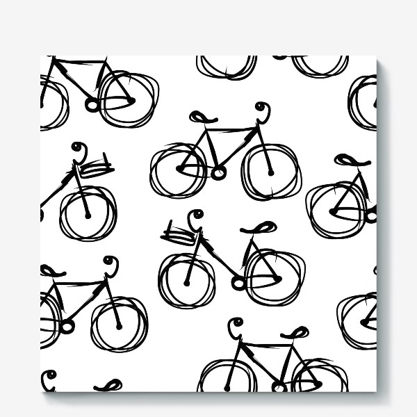 Холст «Seamless bicycle»