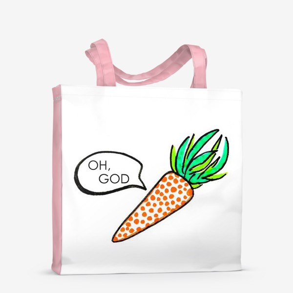 Сумка-шоппер «Морковка Pop Art»