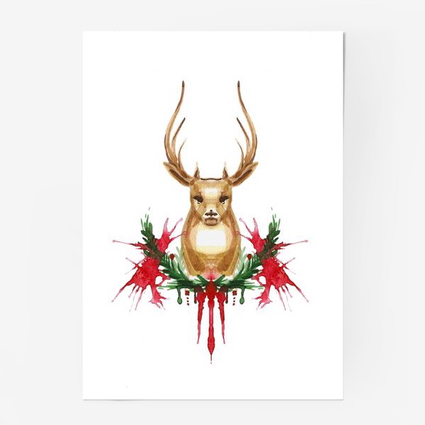 Постер «Xmass Deer»