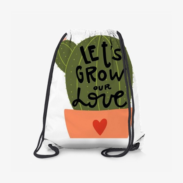 Рюкзак «lets grow our love»
