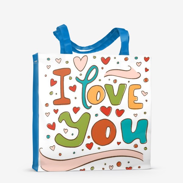 Сумка-шоппер «I love you»