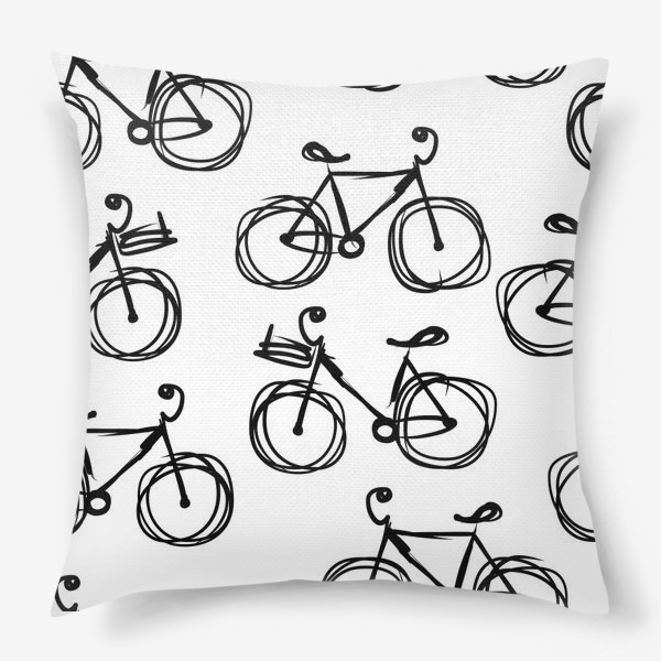 Подушка «Seamless bicycle»