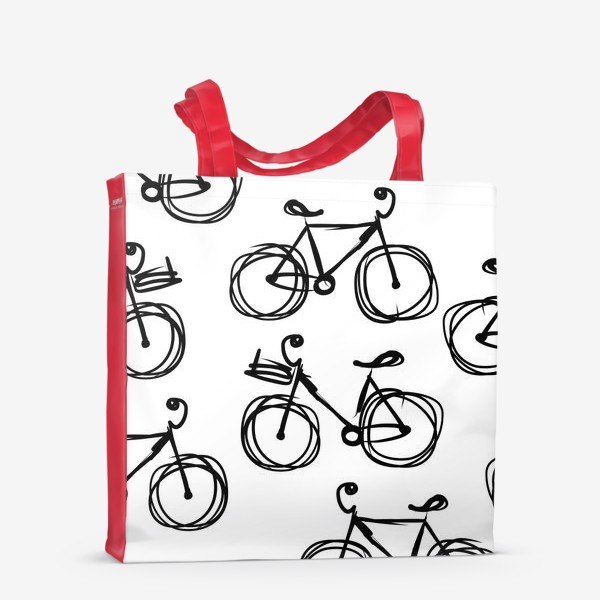 Сумка-шоппер «Seamless bicycle»