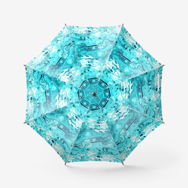 Зонт «Средиземное море (жидкий акрил 8)»