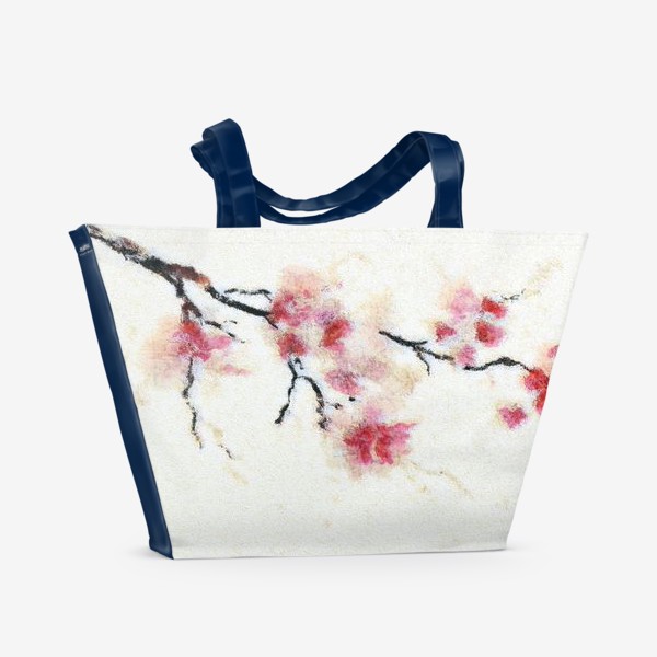 Пляжная сумка «Ветка сакуры»