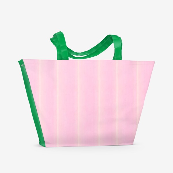 Пляжная сумка &laquo;Линии в нежно розовом&raquo;