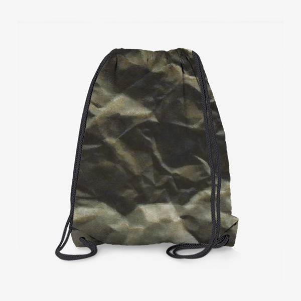 Рюкзак «Темно-зеленая морщинистая текстура»