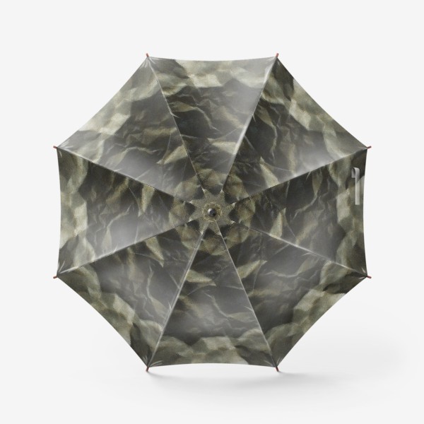 Зонт «Темно-зеленая морщинистая текстура»