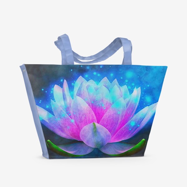 Пляжная сумка «Мистический цветок лотоса»