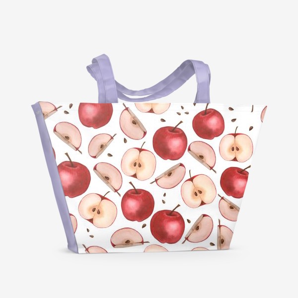 Пляжная сумка &laquo;Сочные яблочки&raquo;