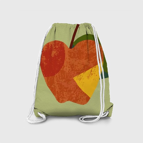 Рюкзак «Текстурное простое яблоко.»
