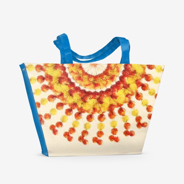 Пляжная сумка &laquo;Круглые ягодки&raquo;