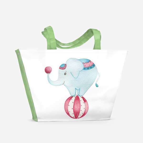Пляжная сумка «Цирковой слон»