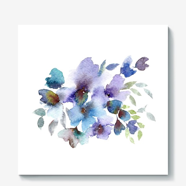 Холст «Blue flowers»