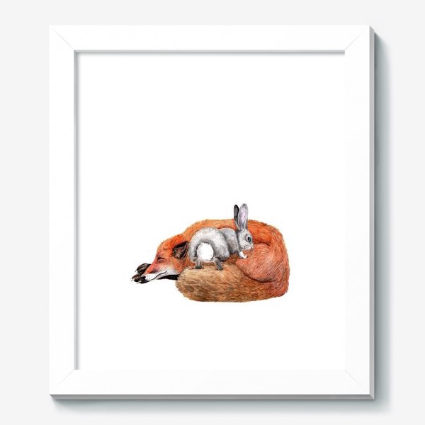 Картина «Заяц и лиса»