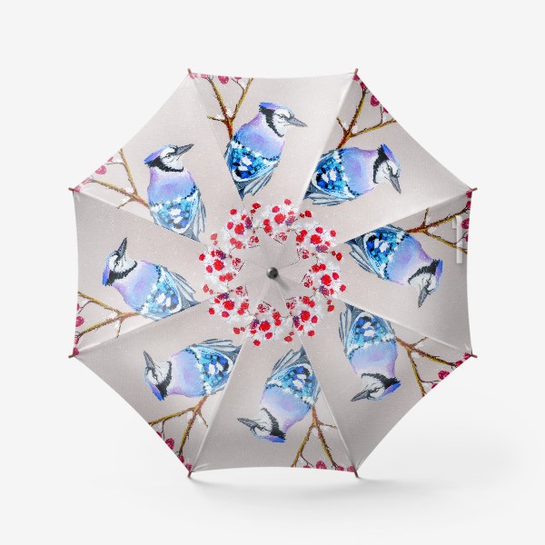 Зонт «Голубая сойка»