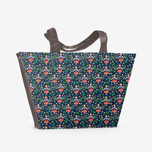 Пляжная сумка «spring girl»