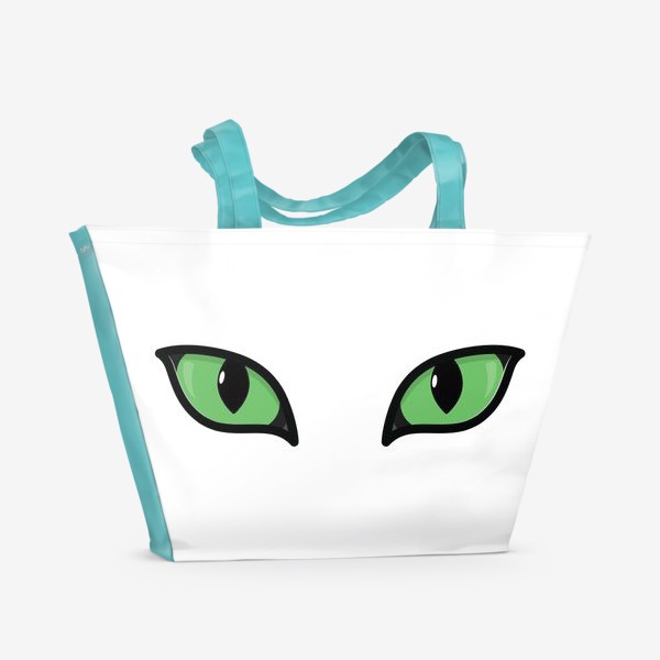 Пляжная сумка «Кошачьи глаза»