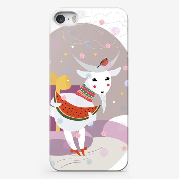 Чехол iPhone «The Happy new year of the goat»