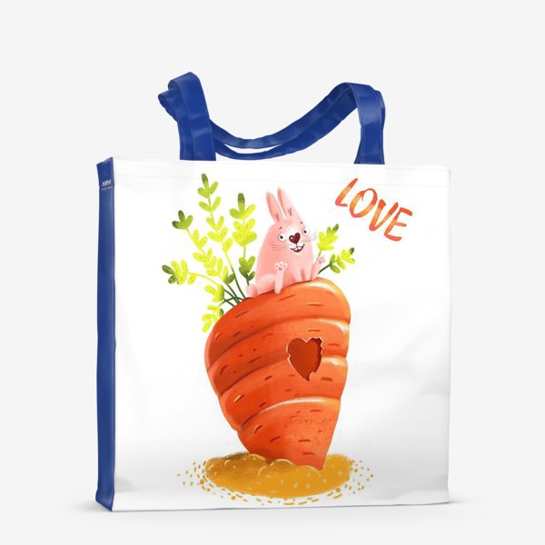 Сумка-шоппер «Любовь- морковь»