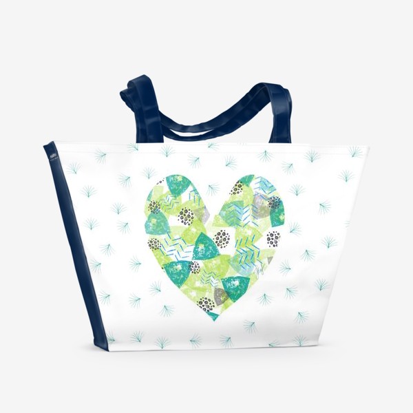 Пляжная сумка «Лесное сердце»