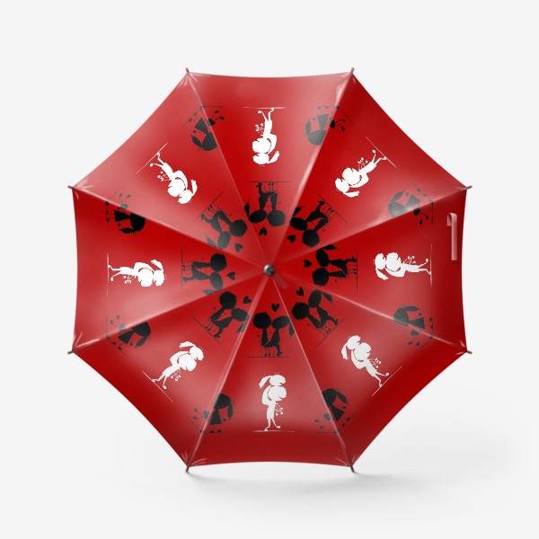 Зонт «К дню Святого Валентина»