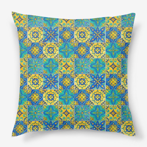 Подушка «Паттерн мароканская плитка»