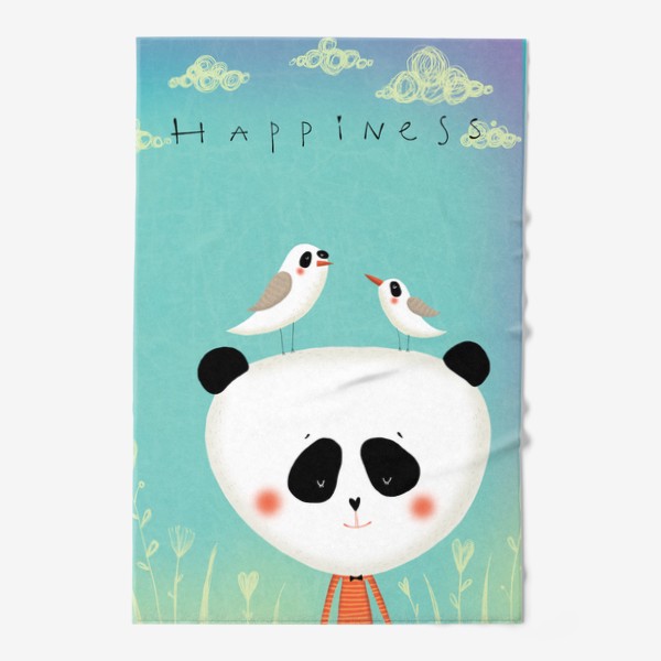Полотенце «Панда  Happiness»