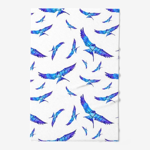 Полотенце «Синие птицы»