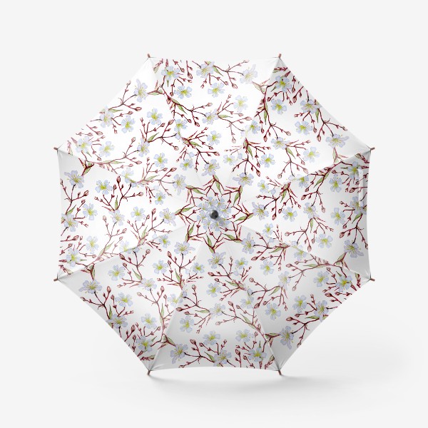 Зонт «Узор Цветущая вишня»